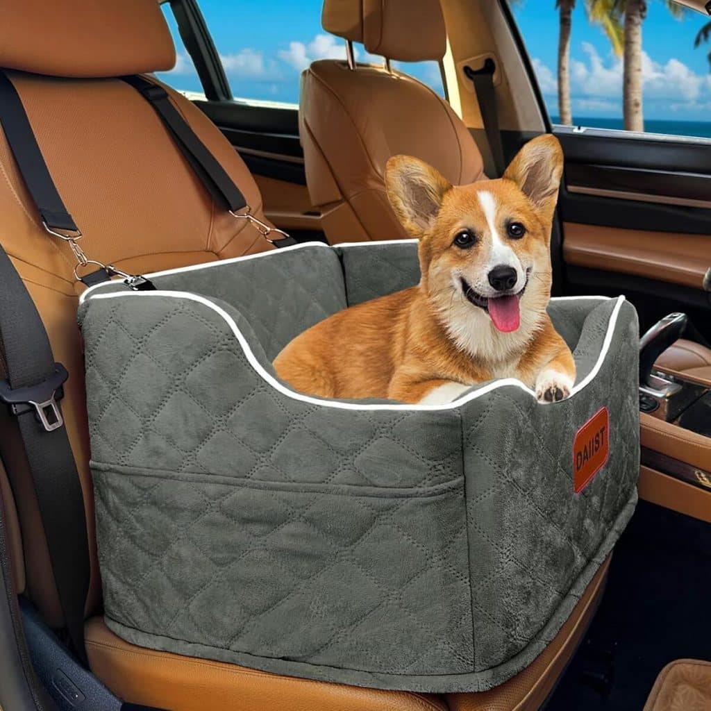 Test du siège auto pour chiens en mousse à mémoire de forme