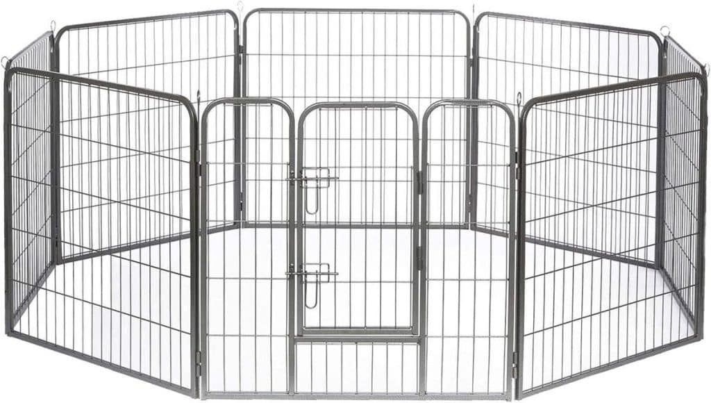 Test : enclos lionto pour chiens et chiots 80x100 cm