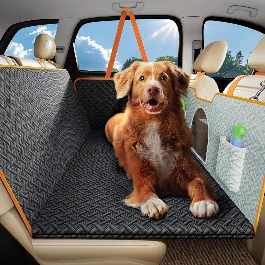 Test : housse voiture chien oneisall, protection solide pour siège arrière