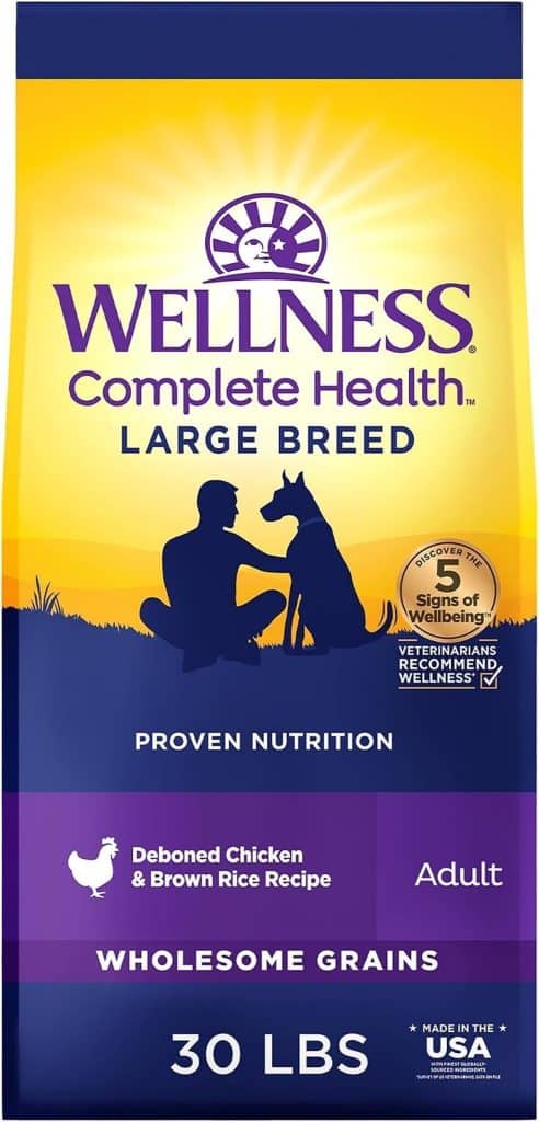 Test : nourriture sèche Wellness Complete Health pour chien senior