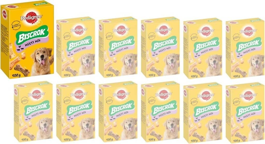 Test Pedigree biscrok multi mix : friandises chien 12 x 500 g