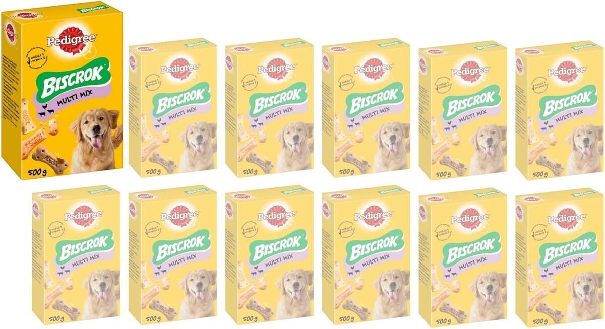Test Pedigree biscrok multi mix : friandises chien 12 x 500 g